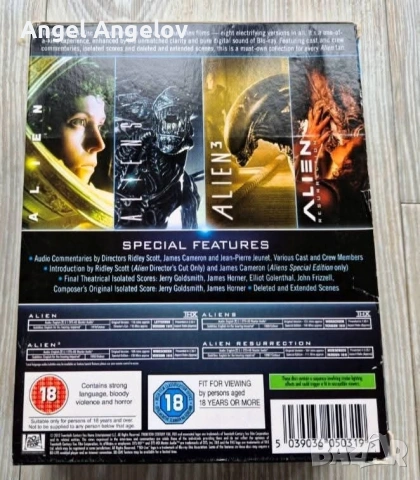 ALIEN ANTHOLOGY BLU RAY BOXSET (4 MOVIES) GENUINE UK, снимка 2 - Blu-Ray филми - 54241504