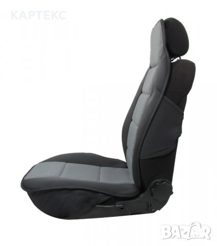 Тапицерия Тип Масажор 1+1 За Предни Седалки Лукс Сиво, Текстил, снимка 3 - Аксесоари и консумативи - 37801340