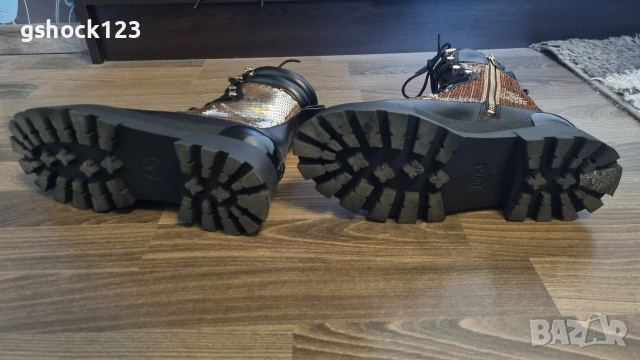 Дамси кожени боти Michael Kors Rowan Lace-Up, снимка 6 - Дамски боти - 52647886