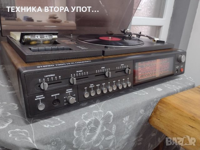  Hi-fi грамофон, тунер и дек ITT - Комбайн, снимка 4 - Грамофони - 39320436