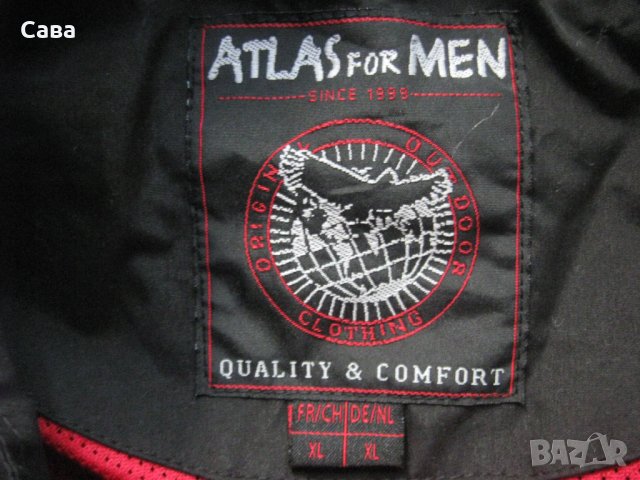 Якета пролет,есен ATLAS  мъжки,ХЛ-2ХЛ /черно и синьо/