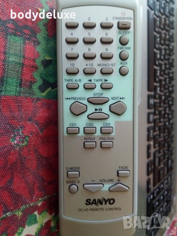 Sanyo DC-X5 дистанционно, снимка 1 - Аудиосистеми - 29282331