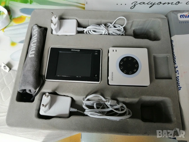 Видео бебефон Miniland 3.5" touch, снимка 3 - Бебефони - 54201973