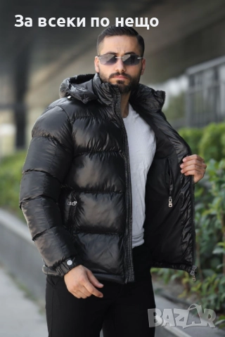 Polo Ralph Lauren Мъжко Черно Зимно Яке С Качулка Код A1159, снимка 2 - Якета - 52675859