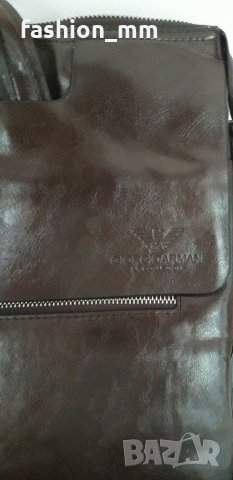 Бизнес кожена чанта Armani , снимка 6 - Чанти - 31755741
