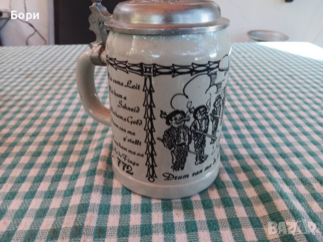 Стара немска халба 1971г , снимка 10 - Чаши - 42887491