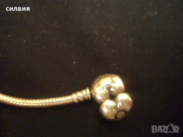 дамска сребърна гривна , снимка 5 - Гривни - 48022152