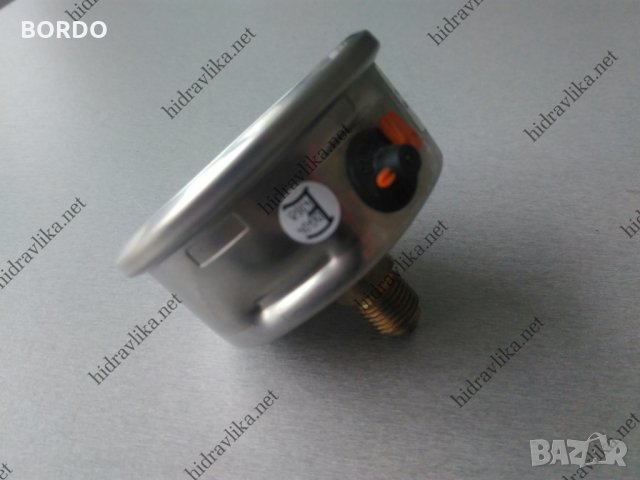 Вакуум метър с глицерин WIKA - Ф63/-1-0 bar.(аксиален), снимка 2 - Резервни части за машини - 31054945