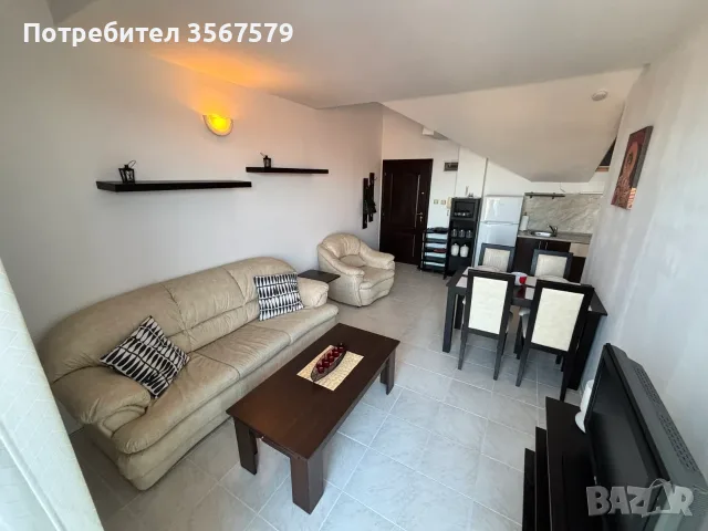 Двустаен апартамент с панорамна морска гледка в Triumph Holiday Village, Свети Влас , снимка 3 - Апартаменти - 55833272