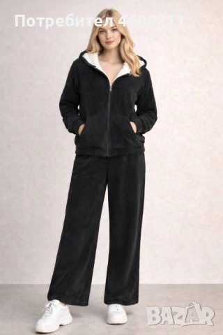 Дамски кадифени комплекти-ватирани