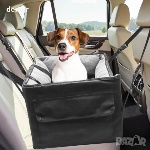 Столче за кола за малки кучета, изключително стабилно столче за домашни любимци под 15 кг, снимка 1