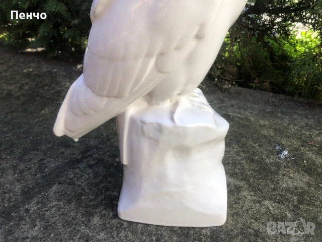 стар немски порцелан - голяма порцеланова фигура БУХАЛ, снимка 9 - Антикварни и старинни предмети - 51047983