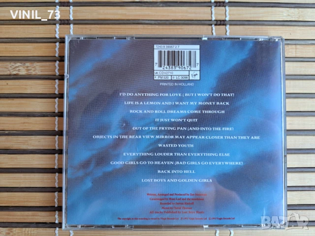 Meat Loaf – Bat Out Of Hell II: Back Into Hell, снимка 3 - CD дискове - 50952435