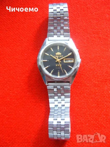 Orient Crystal 3 Stars Automatic Japan  мъжки ръчен часовник, снимка 4 - Антикварни и старинни предмети - 55924315