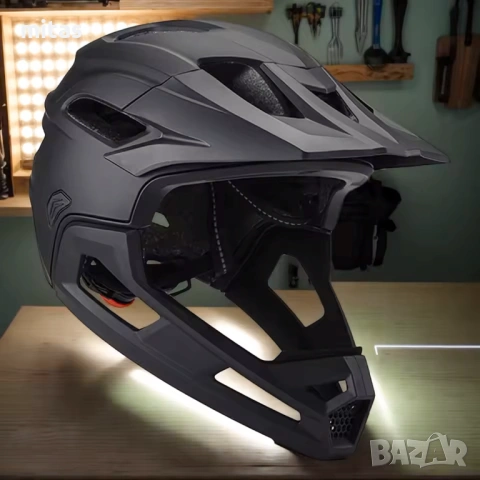 Кросова каска MARTAR, Full Face, Сертифицирана, Модуларна (570g), M/L, снимка 11 - Аксесоари за велосипеди - 53119181