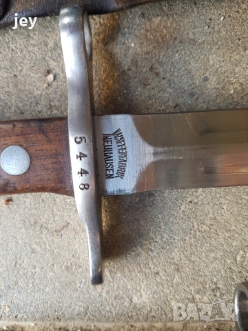 Байонет щик Рубин Шмид , снимка 7 - Антикварни и старинни предмети - 54104596