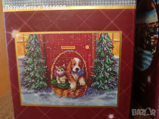 Нов Коледен диамантен гоблен със светещи елементи в тъмното., снимка 10 - Гоблени - 50665415