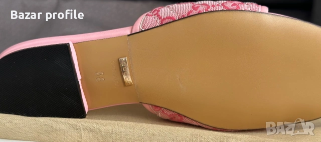 Чехли Gucci номер 38  , снимка 3 - Чехли - 53998592