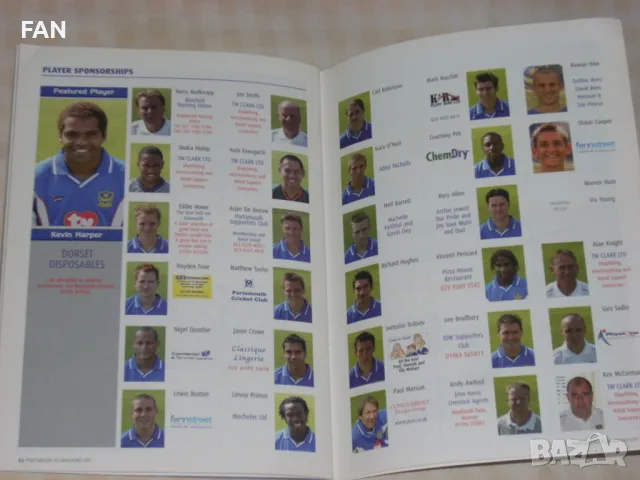 Портсмут - Брадфорд Сити оригинална английска футболна програма от 1 Дивизия със Светослав Тодоров, снимка 10 - Фен артикули - 50245005