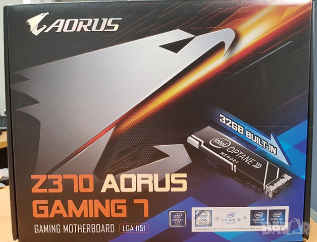 GIGABYTE AORUS Z370 Gaming 7 RGB Fusion LGA1151, снимка 1 - Дънни платки - 41395262