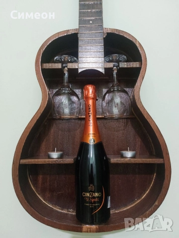 Ръчно изработена етажерка от китара - уникат !, снимка 3 - Китари - 52662149