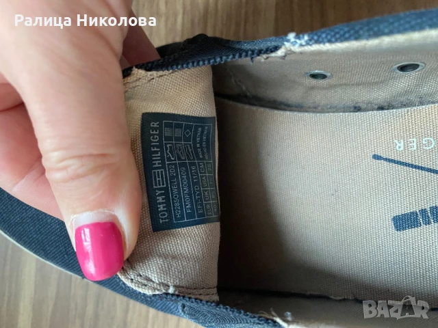 Мъжки еспадрили Tommy Hilfiger 40 номер , снимка 5 - Мокасини - 51204951