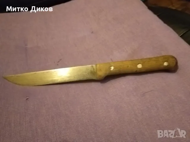 Стар нож от соца за дране 266мм на 1550мм острие, снимка 5 - Ножове - 48227872