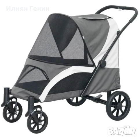 PawHut Кучешка количка, Сгъваема за големи кучета, снимка 8 - За кучета - 54153876