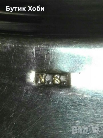 Старинни посребрени маркирани  плата, снимка 8 - Антикварни и старинни предмети - 31868573