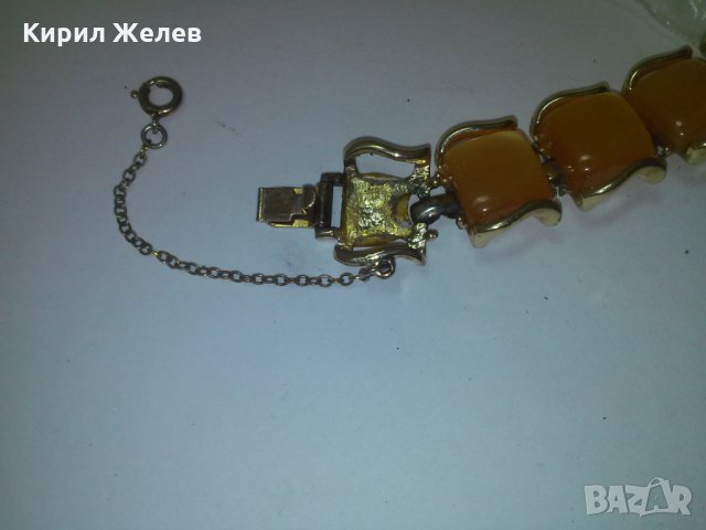 ПОЗЛАТЕНА ГРИВНА с КАМЪНИ 10891, снимка 3 - Гривни - 29771397