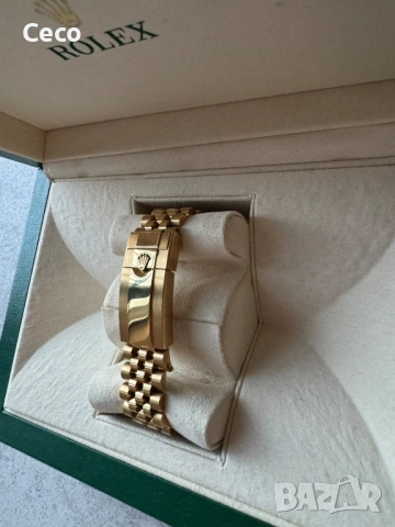 Златист Rolex GMT Master II, снимка 4 - Мъжки - 51613761