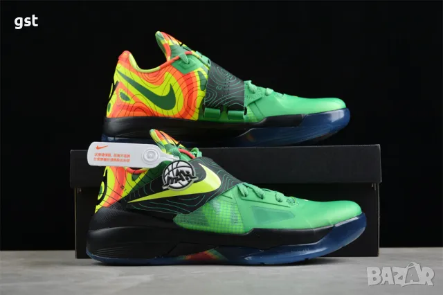 Редки Уникални Nike KD 4 “Weatherman” Дизайнерски Маратонки Унисекс Кецове Мъжки , снимка 1