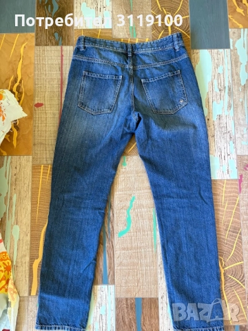 Benetton класически дънки, права кройка, снимка 4 - Дънки - 52184520