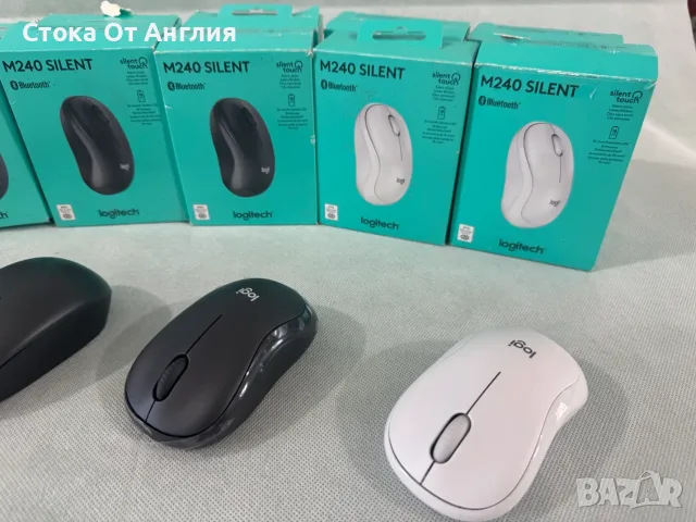 Мишка - Logitech M240 silent  /Logitech М196 /  Bluetooth, снимка 4 - Клавиатури и мишки - 53810502