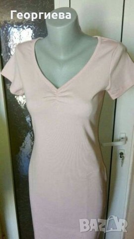 Спортно елегантна вталена памучна рокля ПРОМОЦИЯ👗🍀M р-р👗🍀, снимка 2 - Рокли - 29927160