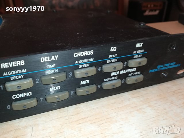 ALESIS MIDIVERB III 9V AC-ВНОС SWISS 0410231426, снимка 9 - Ресийвъри, усилватели, смесителни пултове - 42431508