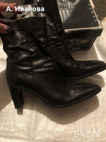 Дамски боти естествена кожа Vagabond, снимка 5 - Дамски боти - 30634404