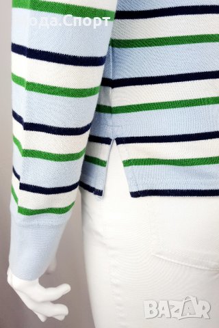 Nike Оригинална Спортна Блуза Тениска с Яка Дълъг Ръкав (L), снимка 4 - Блузи с дълъг ръкав и пуловери - 38752553