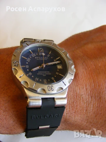 Bvlgari Automatic Chronometer Officially Certified 200m, снимка 6 - Мъжки - 51089636