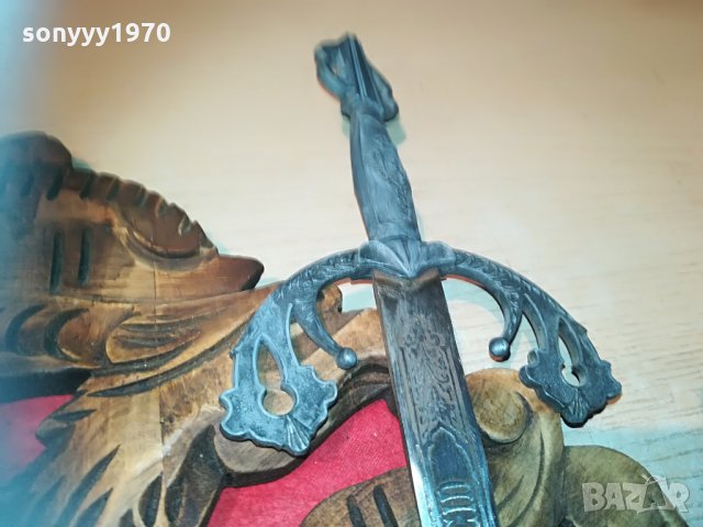 мечове за стена с дърворезба-50х40см-внос швеицария, снимка 12 - Колекции - 29894606