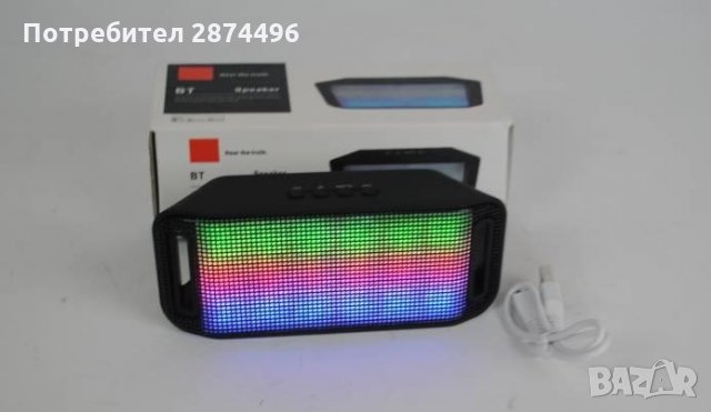 Bluetooth колонка за телефон с LED/USB/FT, снимка 8 - Bluetooth тонколони - 30915839
