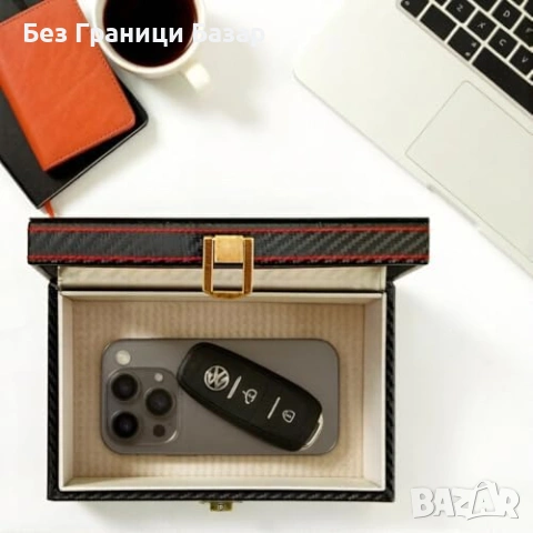 Нова RFID блокираща Faraday кутия за ключове кола с 2 калъфа блокер сигнал, снимка 9 - Други стоки за дома - 54103806