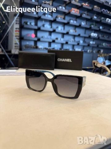 очила с черен обикновен калъф и Ув защита chanel, снимка 8 - Слънчеви и диоптрични очила - 52225544
