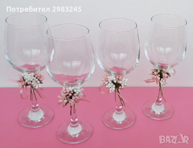 Декорирани чаши, снимка 3 - Други - 37724180