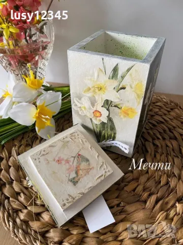 Кутия-Нарциси!, снимка 4 - Декорация за дома - 49805500