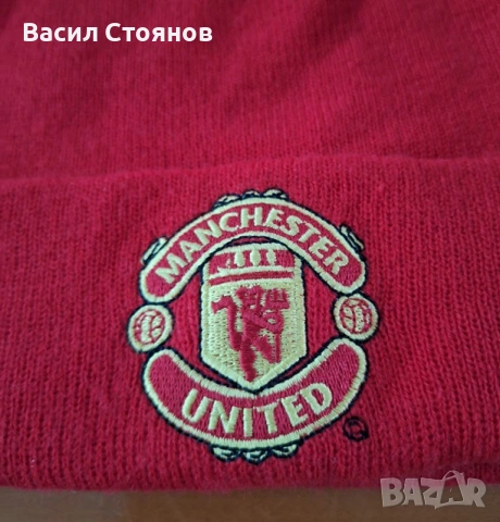 Manchester United - зимна шапка, снимка 2 - Фен артикули - 53196777