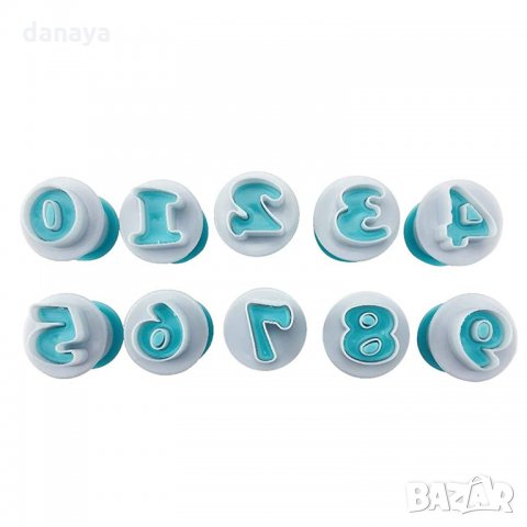 2010 Комплект мини резци с бутало цифри, снимка 5 - Други стоки за дома - 32195560