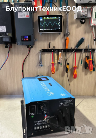 2000W 12V Нискочестотен тороидален инвертор/UPS със зареждане до 30А, снимка 8 - Друга електроника - 41939656