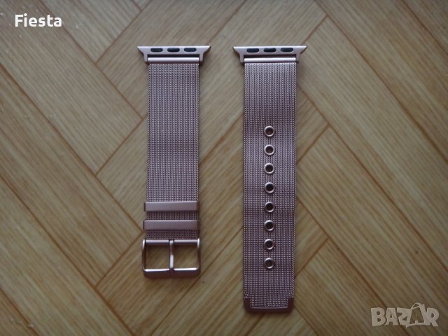 Нова Каишка за часовник Apple iWatch тип Milanese Loop - 40mm Rose Gold, снимка 1 - Аксесоари за Apple - 39672192