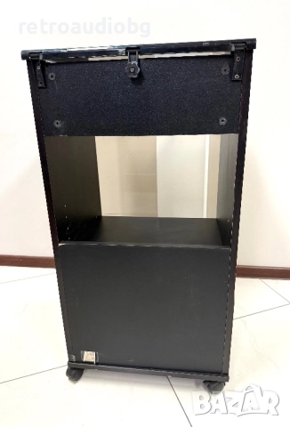 🔊Колекционерски аудио рак шкаф SANYO с място за плочи🔊, снимка 5 - Аудиосистеми - 52937969
